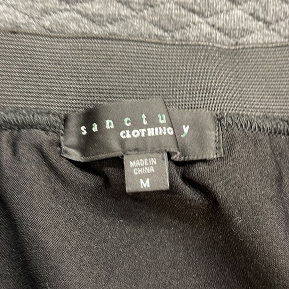 Sanctuary Clothing Gray Black White Tweed Knit A Line Circle Mini Skirt - Picture 5 of 6